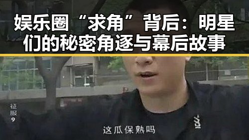娱乐圈“求角”背后：明星们的秘密角逐与幕后故事
