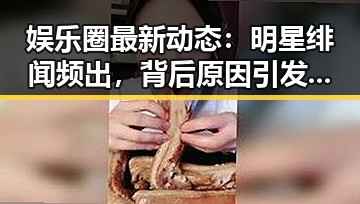 娱乐圈最新动态：明星绯闻频出，背后原因引发关注